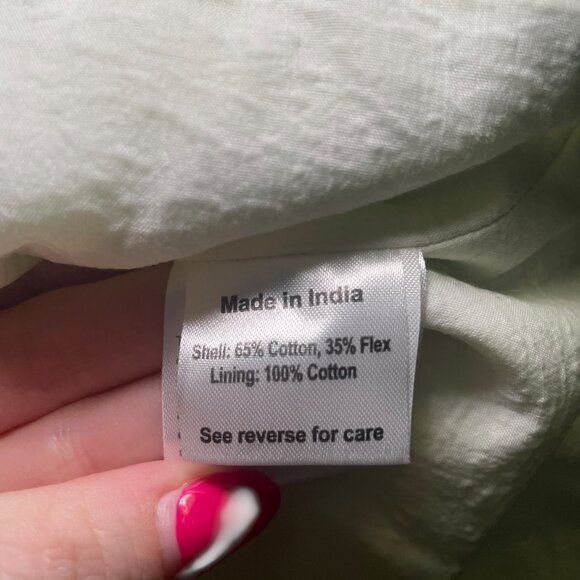 Rococo Sand Green Floral Wrap Mini Skirt - Picture 8 of 8